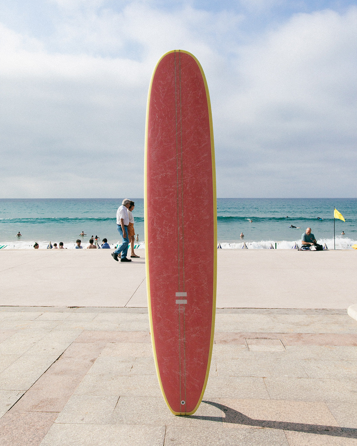 Indio Log Machine surfboard shape and outline