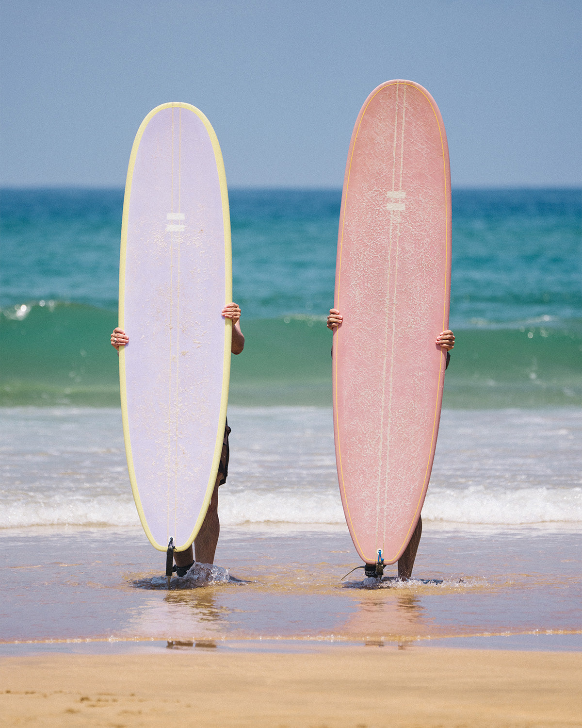 Indio Mid-Length surfboards showing their shape